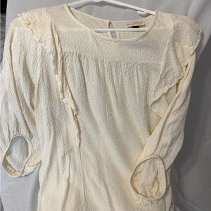 Universal Thread Cream Textured Top